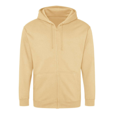 Just Hoods cipzáros kapucnis férfi pulóver AWJH050, Desert Sand-M