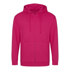Just Hoods cipzáros kapucnis férfi pulóver AWJH050, Hot Pink-L