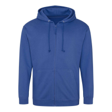 Just Hoods cipzáros kapucnis férfi pulóver AWJH050, Royal Blue-2XL férfi pulóver, kardigán