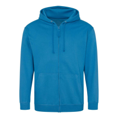 Just Hoods cipzáros kapucnis férfi pulóver AWJH050, Sapphire Blue-XL