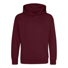 Just Hoods Gyerek kapucnis pulóver AWJH001J, Burgundy-12/13