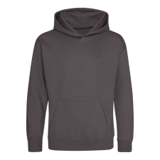 Just Hoods Gyerek kapucnis pulóver AWJH001J, Charcoal-7/8 gyerek pulóver, kardigán