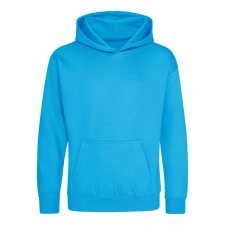 Just Hoods Gyerek kapucnis pulóver AWJH001J, Hawaiian Blue-1/2 gyerek pulóver, kardigán