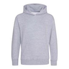 Just Hoods Gyerek kapucnis pulóver AWJH001J, Heather Grey-9/11 gyerek pulóver, kardigán