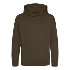 Just Hoods Gyerek kapucnis pulóver AWJH001J, Olive Green-7/8