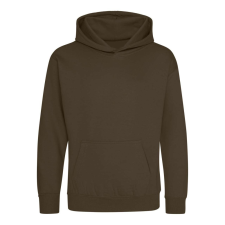 Just Hoods Gyerek kapucnis pulóver AWJH001J, Olive Green-9/11 gyerek pulóver, kardigán