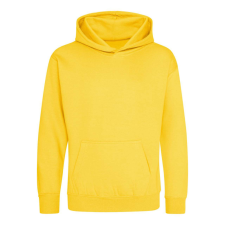 Just Hoods Gyerek kapucnis pulóver AWJH001J, Sun Yellow-5/6 gyerek pulóver, kardigán