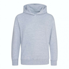 Just Hoods Gyerek kapucnis pulóver Just Hoods AWJH201J Kids Organic Hoodie -S, Heather Grey