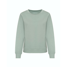 Just Hoods Hagyományos szabású Női kereknyakú pulóver AWJH030F, Dusty Green-XL