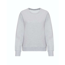 Just Hoods Hagyományos szabású Női kereknyakú pulóver AWJH030F, Heather Grey-M női pulóver, kardigán
