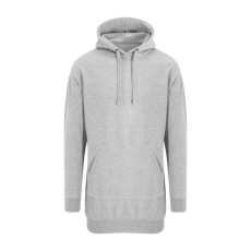 Just Hoods Hosszított szabású Női kapucnis pulúver, Just Hoods AWJH015, Heather Grey-2XL