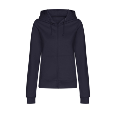 Just Hoods kapucnis Női pulóver, elején végig cipzárral AWJH050F, New French Navy-S