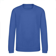 Just Hoods Környakas gyerek pulóver bolyhozott belsővel AWJH030J, Royal Blue-9/11 gyerek pulóver, kardigán