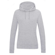 Just Hoods Női kapucnis pulóver bolyhozott belsővel AWJH001F, Heather Grey-XL női pulóver, kardigán