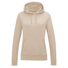 Just Hoods Női kapucnis pulóver bolyhozott belsővel AWJH001F, Nude-XL női pulóver, kardigán
