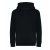 Just Hoods Organikus gyerek kapucnis pulóver Just Hoods AWJH201J, Deep Black-XXS