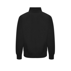 Just Hoods Uniszex cipzáros pulóver oldalsó zsebekkel AWJH147, Deep Black-2XL