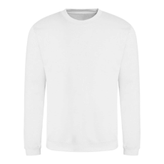 Just Hoods Uniszex hagyományos szabású kereknyakú pulóver AWJH030, Arctic White-5XL
