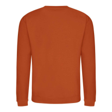 Just Hoods Uniszex hagyományos szabású kereknyakú pulóver AWJH030, Burnt Orange-XL férfi pulóver, kardigán