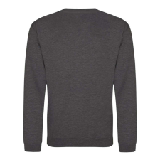 Just Hoods Uniszex hagyományos szabású kereknyakú pulóver AWJH030, Charcoal-XS férfi pulóver, kardigán