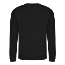 Just Hoods Uniszex hagyományos szabású kereknyakú pulóver AWJH030, Deep Black-S férfi pulóver, kardigán
