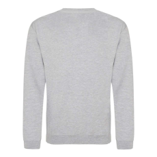 Just Hoods Uniszex hagyományos szabású kereknyakú pulóver AWJH030, Heather Grey-5XL