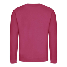 Just Hoods Uniszex hagyományos szabású kereknyakú pulóver AWJH030, Hot Pink-XL férfi pulóver, kardigán