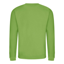 Just Hoods Uniszex hagyományos szabású kereknyakú pulóver AWJH030, Lime Green-XS férfi pulóver, kardigán