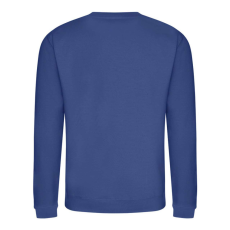 Just Hoods Uniszex hagyományos szabású kereknyakú pulóver AWJH030, Royal Blue-5XL