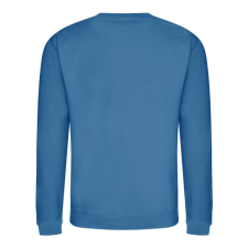 Just Hoods Uniszex hagyományos szabású kereknyakú pulóver AWJH030, Sapphire Blue-2XL férfi pulóver, kardigán