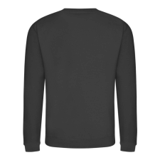 Just Hoods Uniszex hagyományos szabású kereknyakú pulóver AWJH030, Storm Grey-2XL férfi pulóver, kardigán