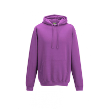 Just Hoods Uniszex kapucnis pulóver Just Hoods AWJH001 College Hoodie -M, Pinky Purple női pulóver, kardigán