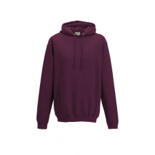 Just Hoods Uniszex kapucnis pulóver Just Hoods AWJH001 College Hoodie -S, Plum női pulóver, kardigán