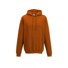 Just Hoods Uniszex kapucnis pulóver Just Hoods AWJH001 College Hoodie -XL, Burnt Orange női pulóver, kardigán
