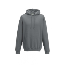 Just Hoods Uniszex kapucnis pulóver Just Hoods AWJH001 College Hoodie -XS, Steel Grey női pulóver, kardigán