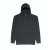 Just Hoods Uniszex kapucnis pulóver Just Hoods AWJH090 Washed Hoodie -3XL, Washed Jet Black