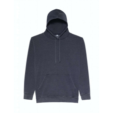 Just Hoods Uniszex kapucnis pulóver Just Hoods AWJH090 Washed Hoodie -M, Washed New French Navy