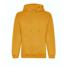 Just Hoods Uniszex kapucnis pulóver Just Hoods AWJH201 Organic Hoodie -S, Mustard női pulóver, kardigán