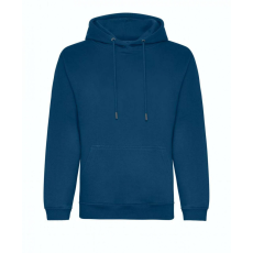 Just Hoods Uniszex kapucnis pulóver Just Hoods AWJH201 Organic Hoodie -XL, Ink Blue