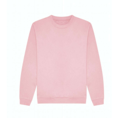 Just Hoods Uniszex kereknyakú organikus pulóver AWJH230, Baby Pink-2XL