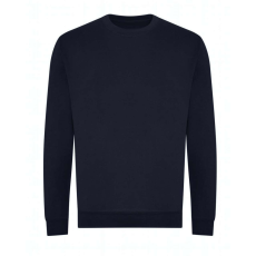 Just Hoods Uniszex kereknyakú organikus pulóver AWJH230, New French Navy-S