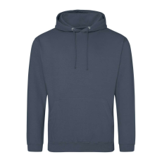 Just Hoods Uniszex laza szabású kapucnis pulóver AWJH001, Airforce Blue-3XL