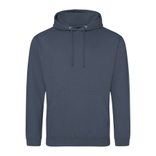 Just Hoods Uniszex laza szabású kapucnis pulóver AWJH001, Airforce Blue-XL férfi pulóver, kardigán