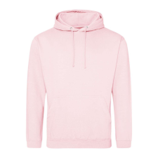 Just Hoods Uniszex laza szabású kapucnis pulóver AWJH001, Baby Pink-2XL férfi pulóver, kardigán