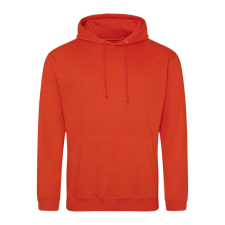 Just Hoods Uniszex laza szabású kapucnis pulóver AWJH001, Burnt Orange-XS férfi pulóver, kardigán