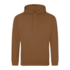 Just Hoods Uniszex laza szabású kapucnis pulóver AWJH001, Caramel Toffee-XS