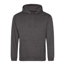 Just Hoods Uniszex laza szabású kapucnis pulóver AWJH001, Charcoal-5XL férfi pulóver, kardigán