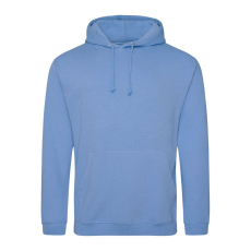 Just Hoods Uniszex laza szabású kapucnis pulóver AWJH001, Cornflower Blue-XL