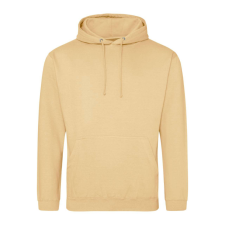 Just Hoods Uniszex laza szabású kapucnis pulóver AWJH001, Desert Sand-L férfi pulóver, kardigán