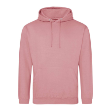 Just Hoods Uniszex laza szabású kapucnis pulóver AWJH001, Dusty Rose-XL férfi pulóver, kardigán
